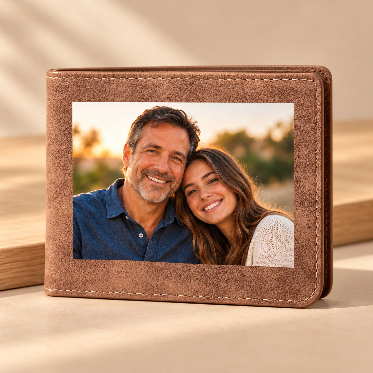 Personalized Photo Wallet – Custom Keepsake Gift for Him