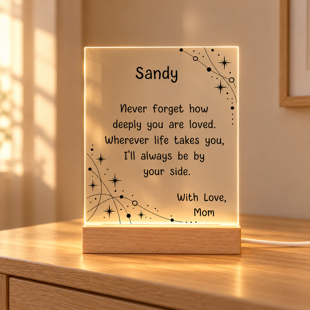 Personalized Constellation Night Light – Custom Name & Message