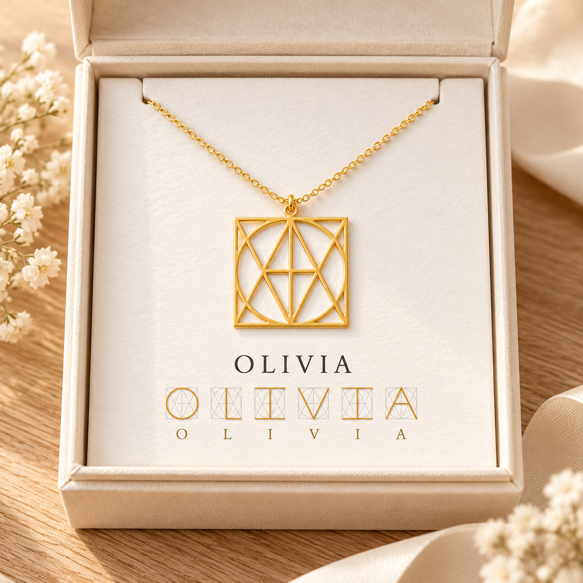 Personalized Name Monogram Necklace – A Symbol That's Uniquely Yours