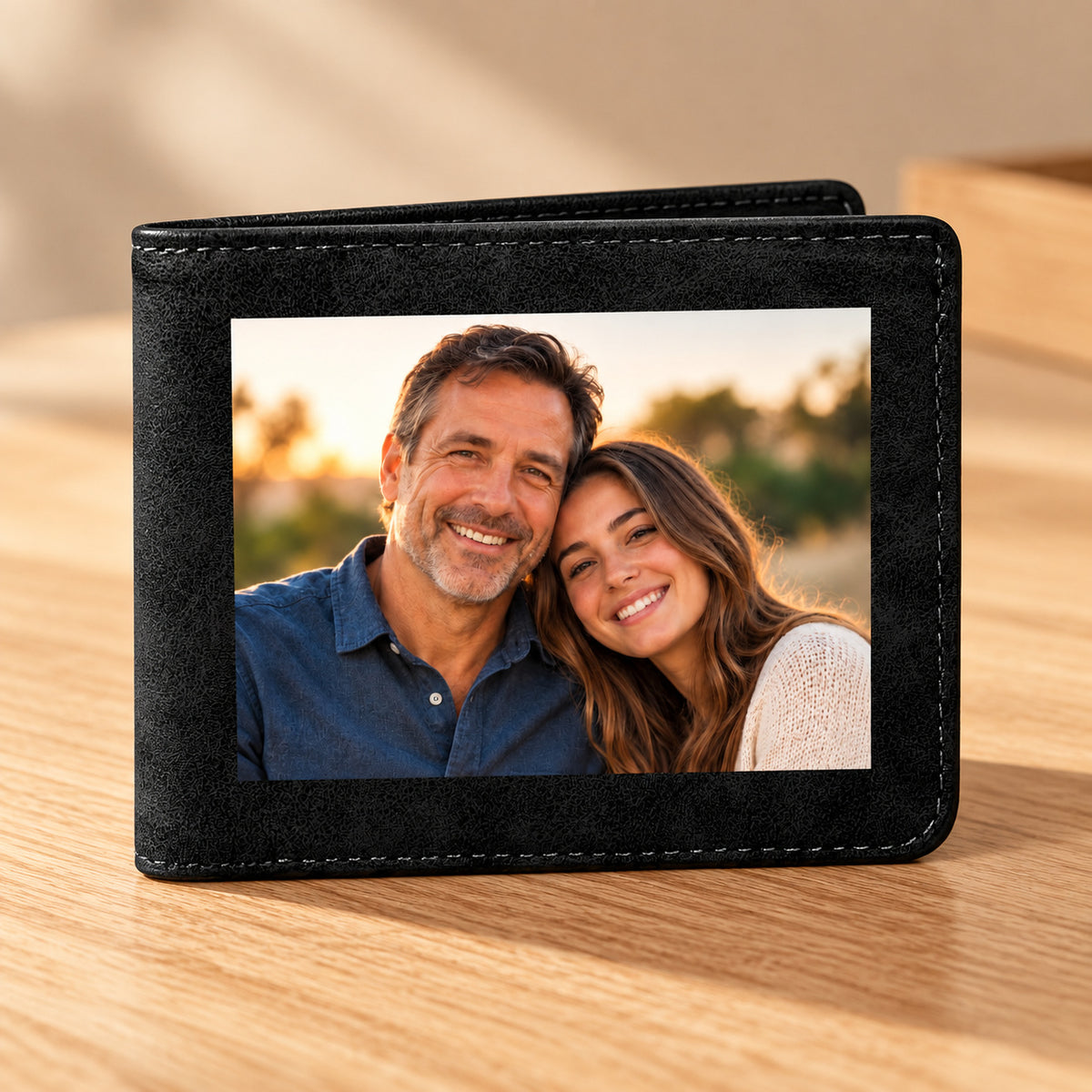Personalized Photo Wallet – Custom Keepsake Gift for Him