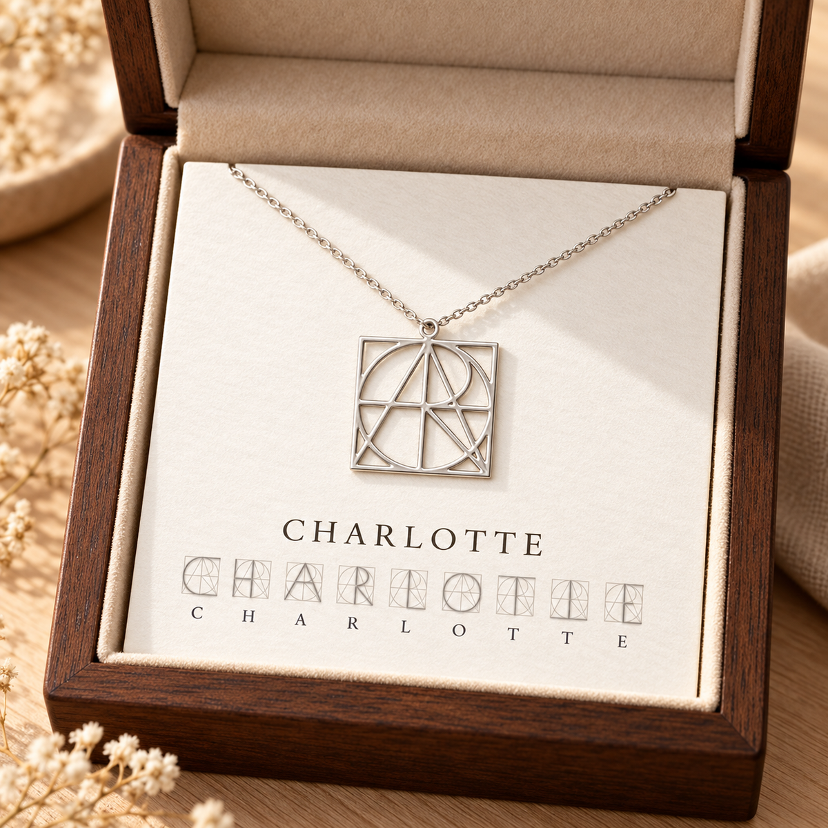 Personalized Name Monogram Necklace – A Symbol That's Uniquely Yours