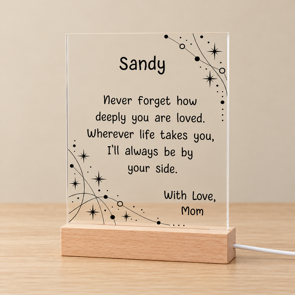 Personalized Constellation Night Light – Custom Name & Message