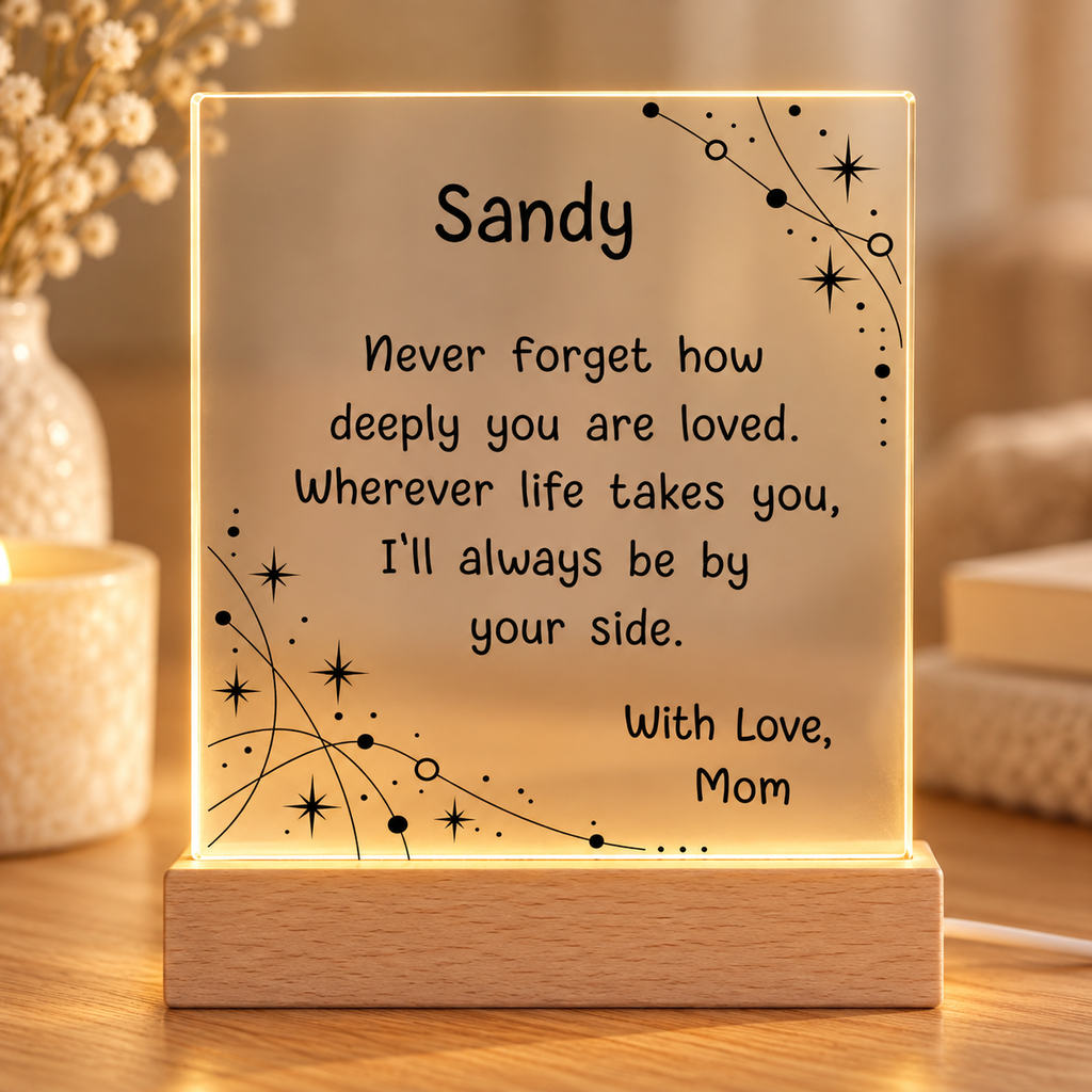 Personalized Constellation Night Light – Custom Name & Message