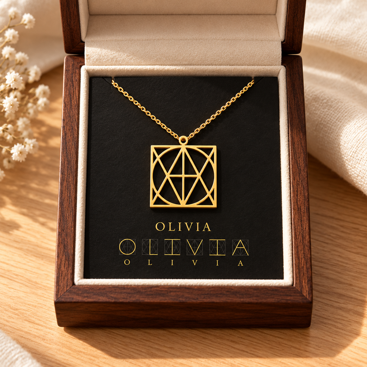 Personalized Name Monogram Necklace – A Symbol That's Uniquely Yours