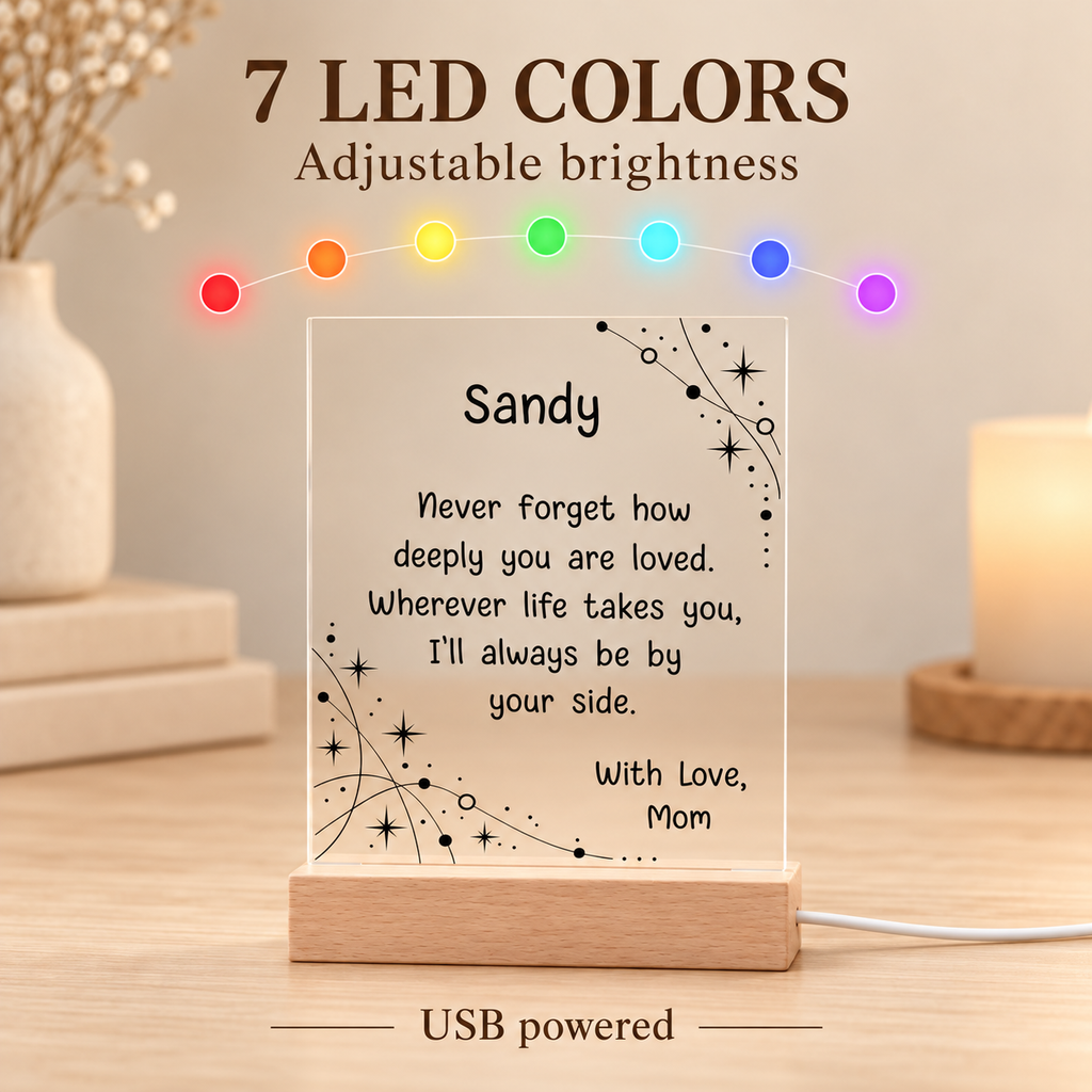 Personalized Constellation Night Light – Custom Name & Message