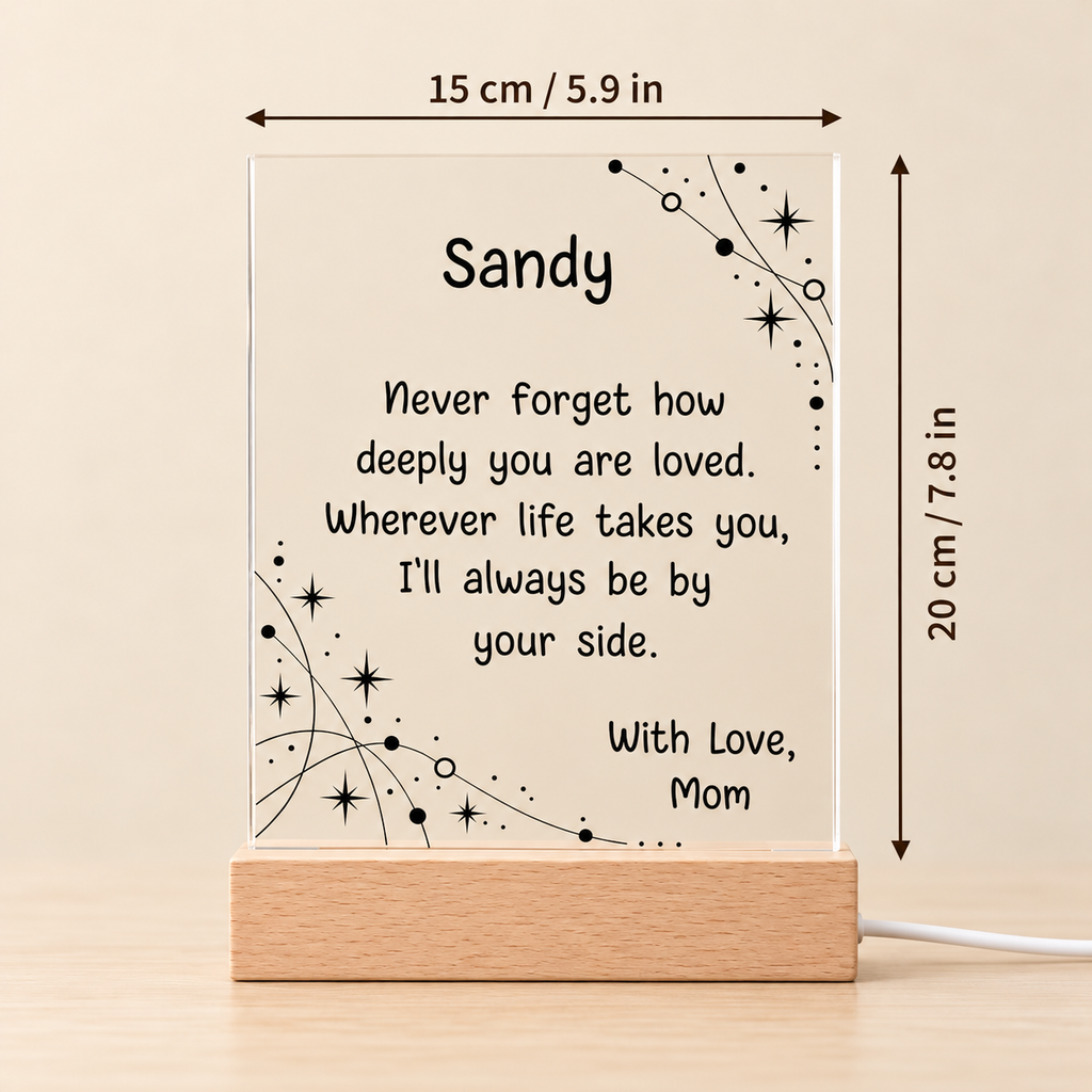 Personalized Constellation Night Light – Custom Name & Message