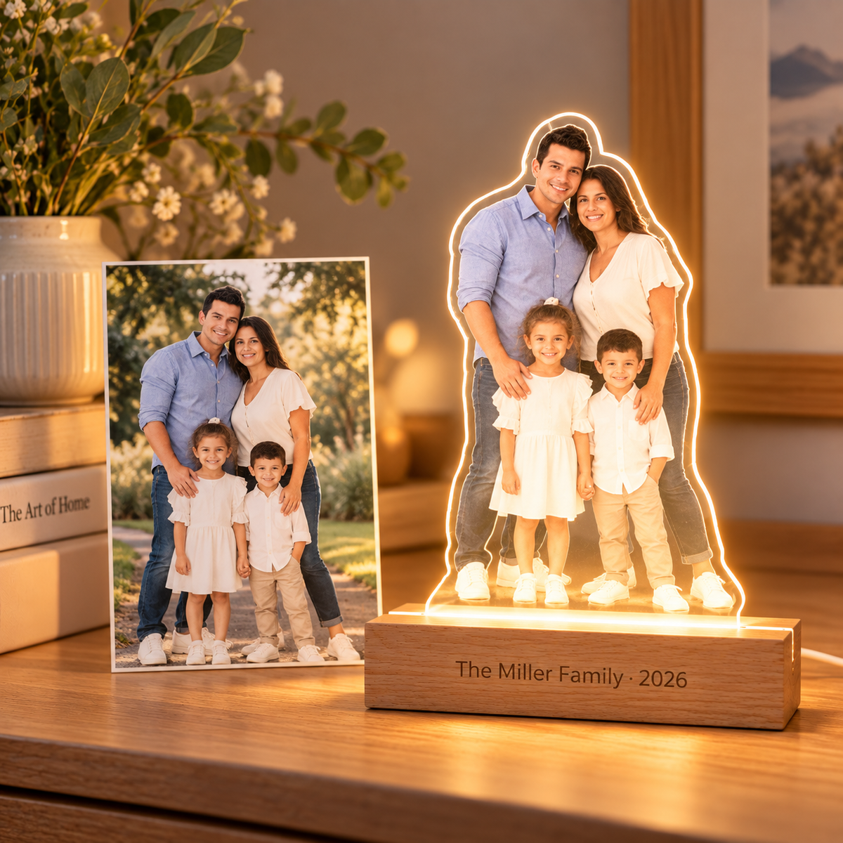 Custom Photo Night Light – Personalized Acrylic Keepsake