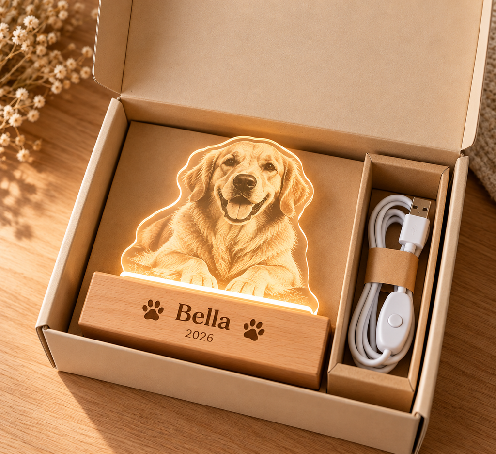 Custom Photo Night Light – Personalized Acrylic Keepsake