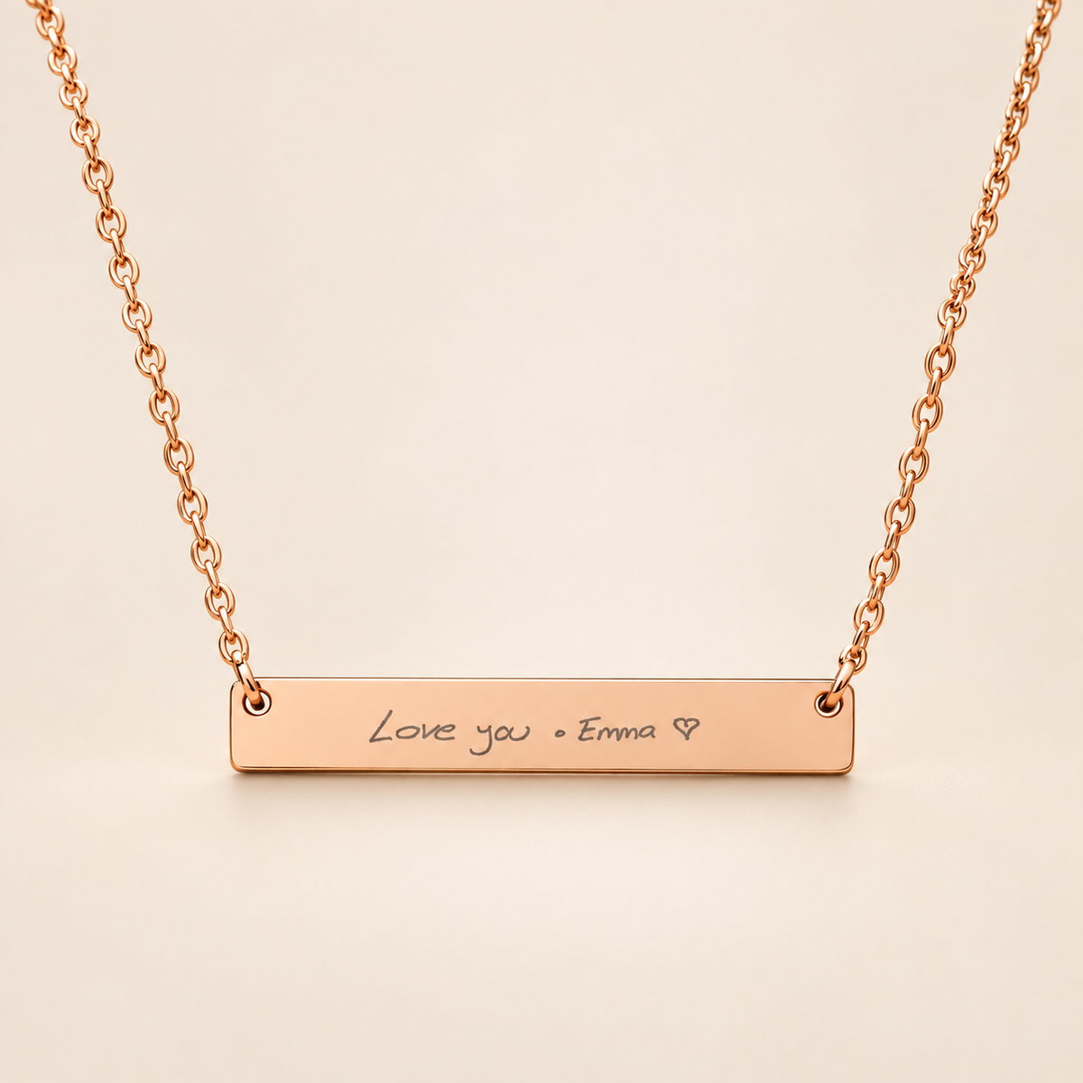 Actual Handwriting Necklace – Personalized Keepsake