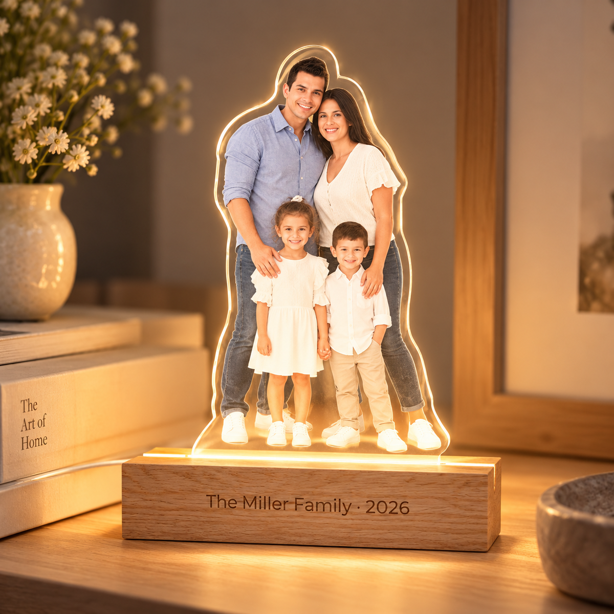 Custom Photo Night Light – Personalized Acrylic Keepsake