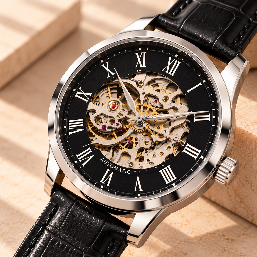 Time Well Spent – Automatic Skeleton Watch