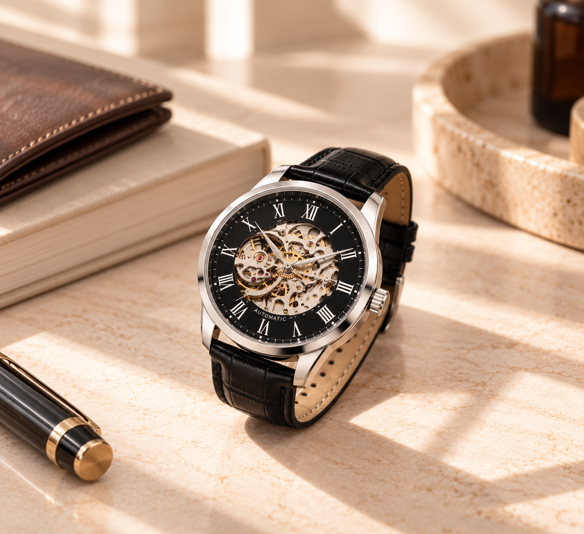 Time Well Spent – Automatic Skeleton Watch
