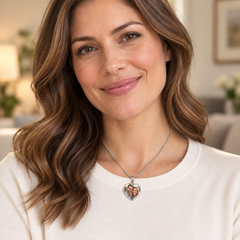 Personalized Photo Heart Necklace – A Memory Close to Your Heart