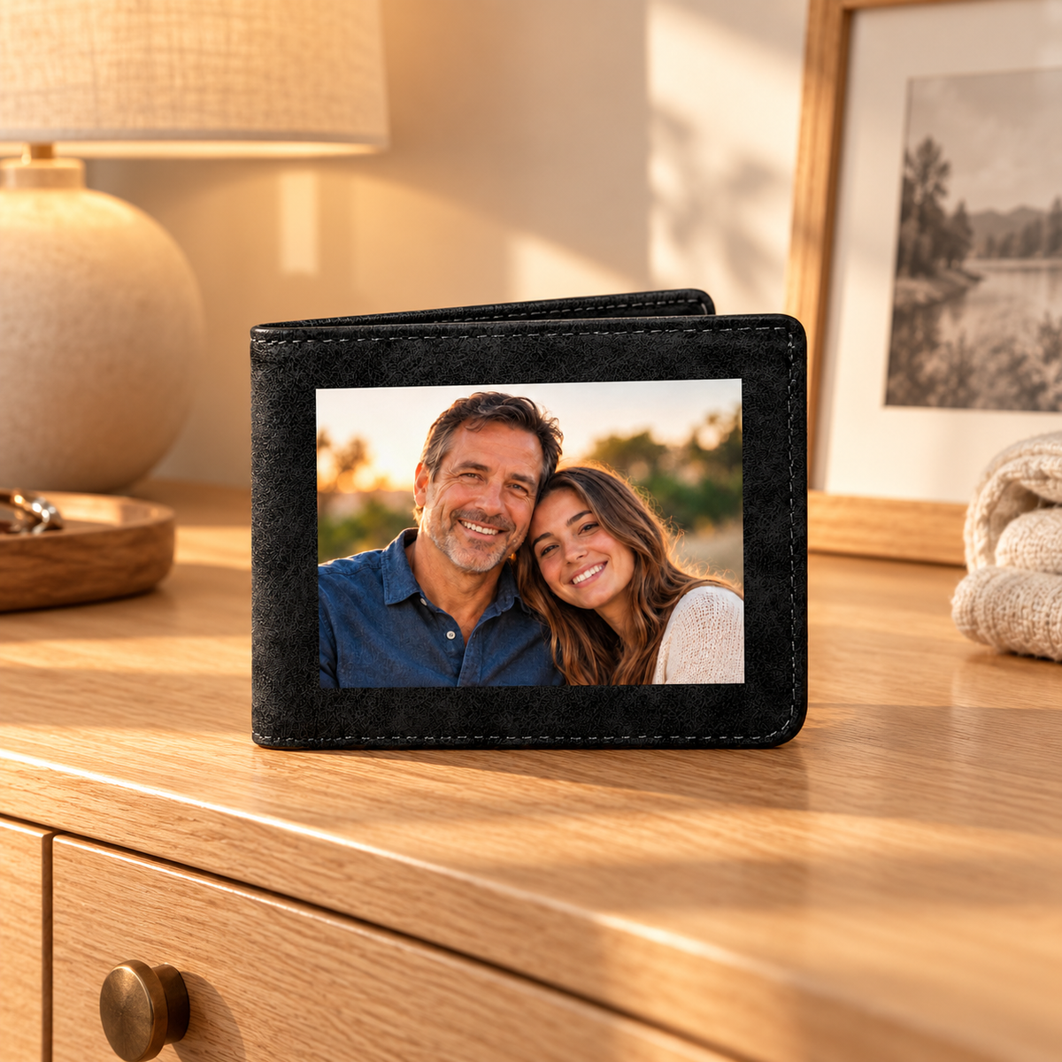 Personalized Photo Wallet – Custom Keepsake Gift for Him