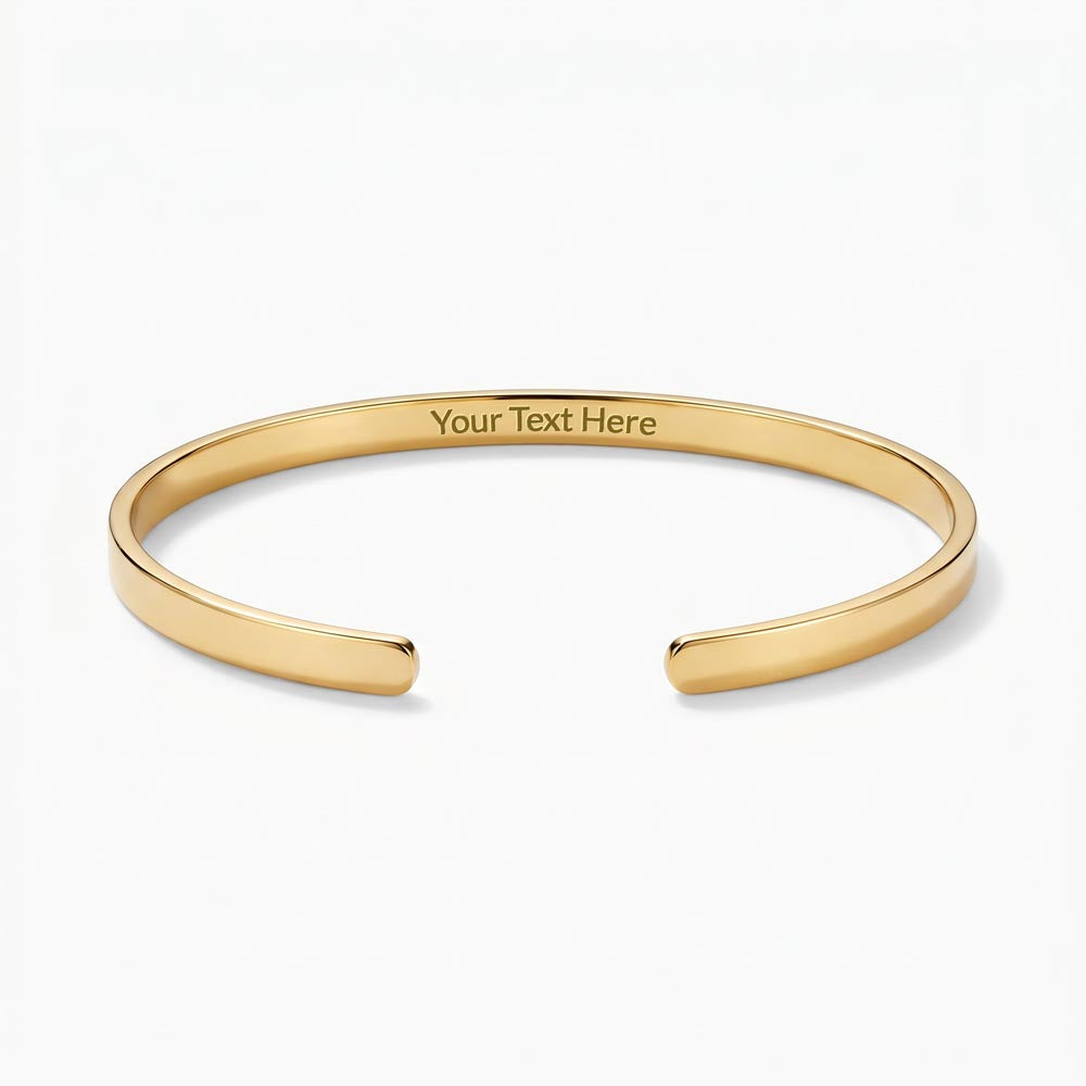 To My Daughter Engraved Cuff Bracelet – Love You Always