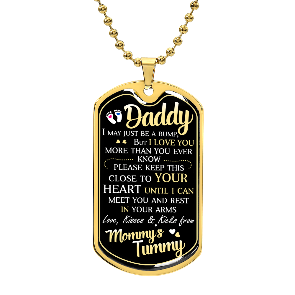Dad To Be – Dog Tag Necklace – image 4