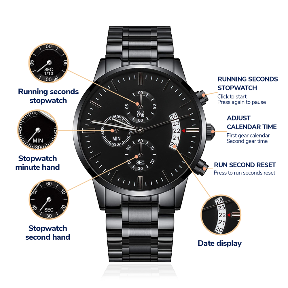 Man of God (1 Timothy 6:11) – Men's Watch – image 3