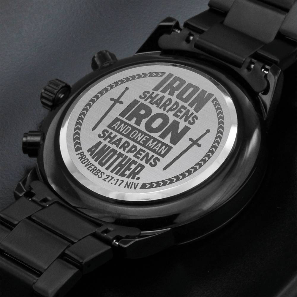 Iron Sharpens Iron (Proverbs 27:17) – Men's Watch – image 2