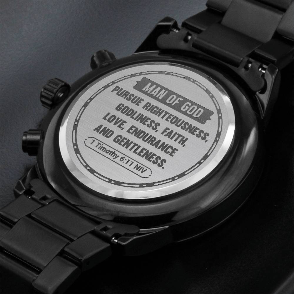 Man of God (1 Timothy 6:11) – Men's Watch – image 2