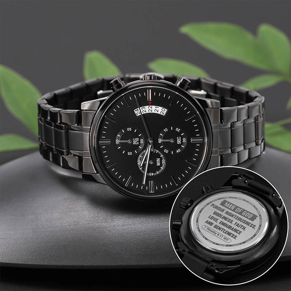 Man of God (1 Timothy 6:11) – Men's Watch – image 5