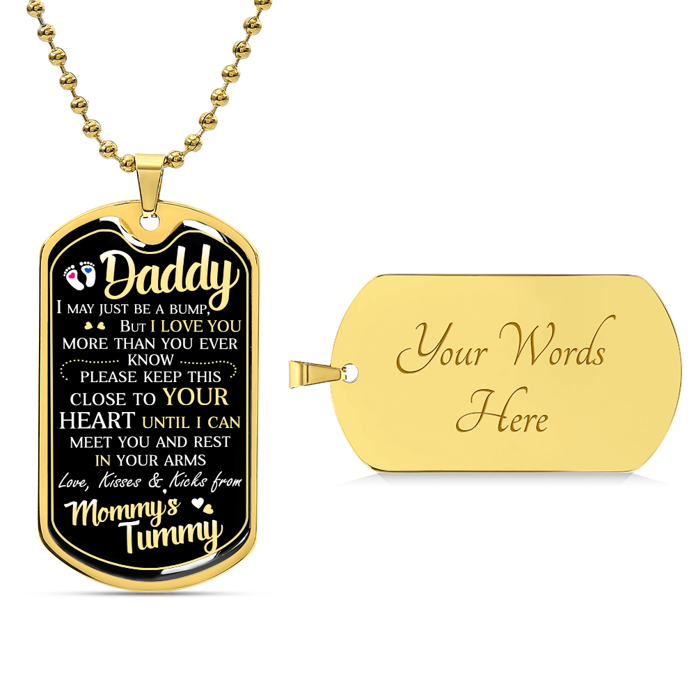 Dad To Be – Dog Tag Necklace – image 6