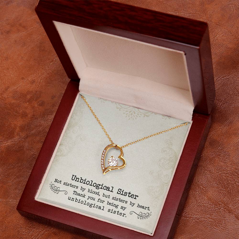 Forever Love Necklace for an Unbiological Sister – image 5