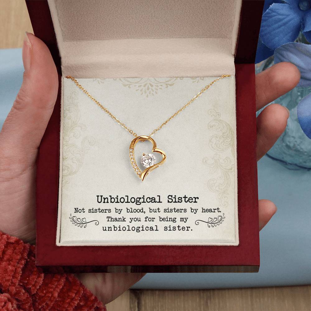 Forever Love Necklace for an Unbiological Sister – image 6