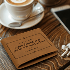 To My Husband - Forever Yours Leather Wallet