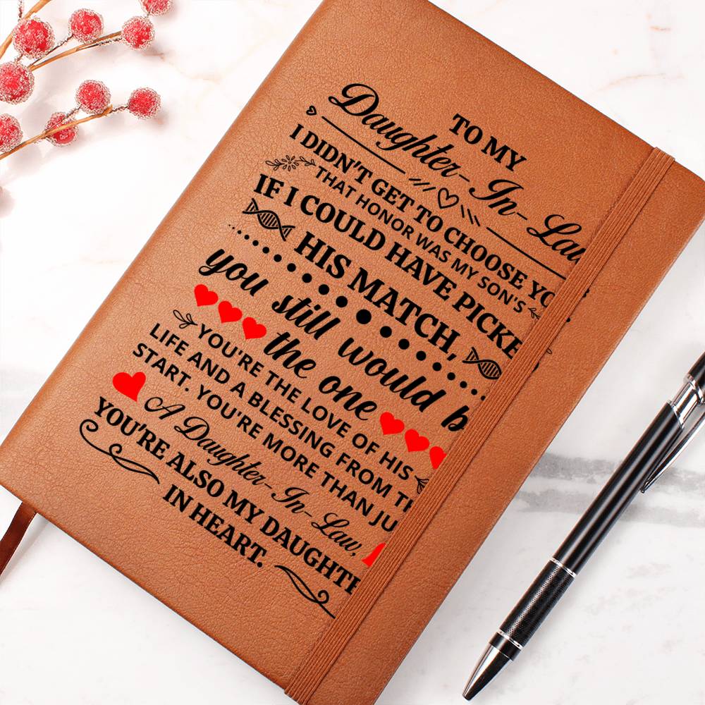 Gift for Daughter-in-Law – Honor – Leather Journal – image 3