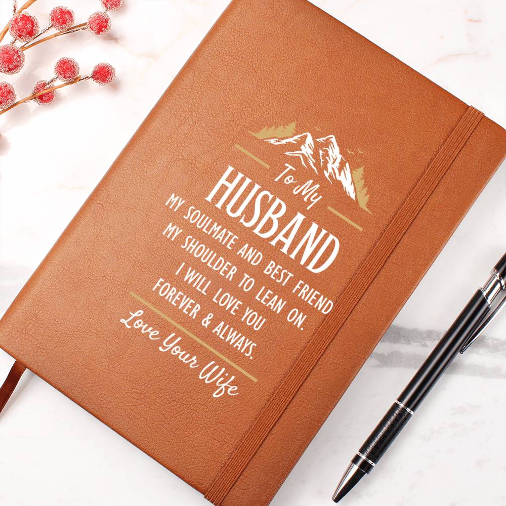My Soulmate and Best Friend – Leather Journal – image 3