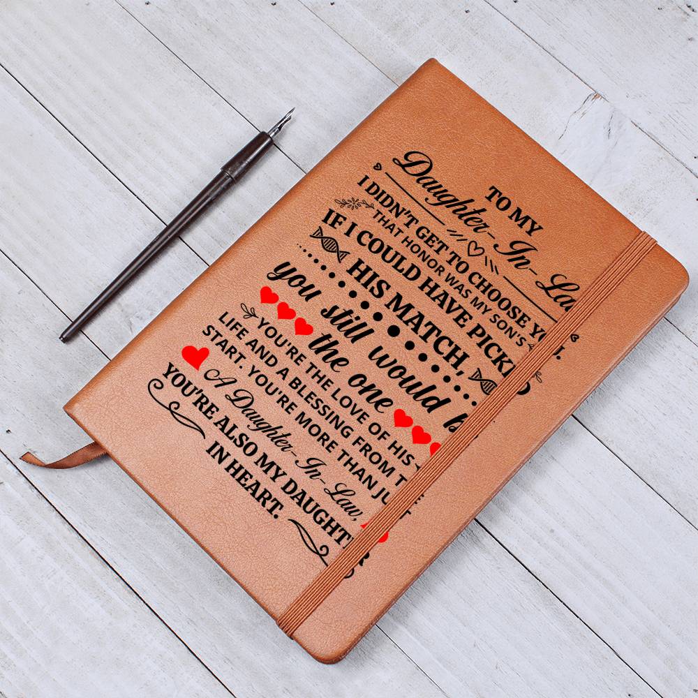 Gift for Daughter-in-Law – Honor – Leather Journal – image 2