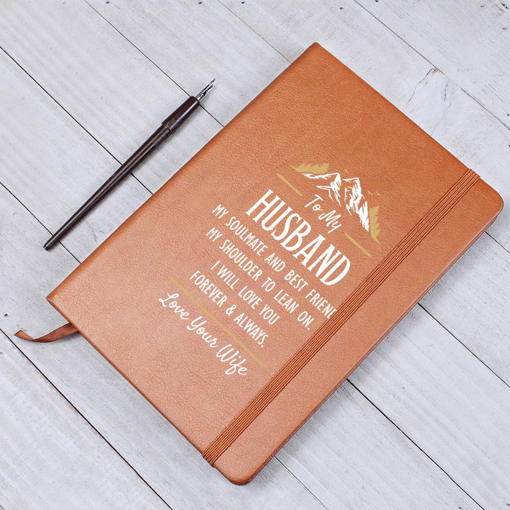 My Soulmate and Best Friend – Leather Journal – image 2