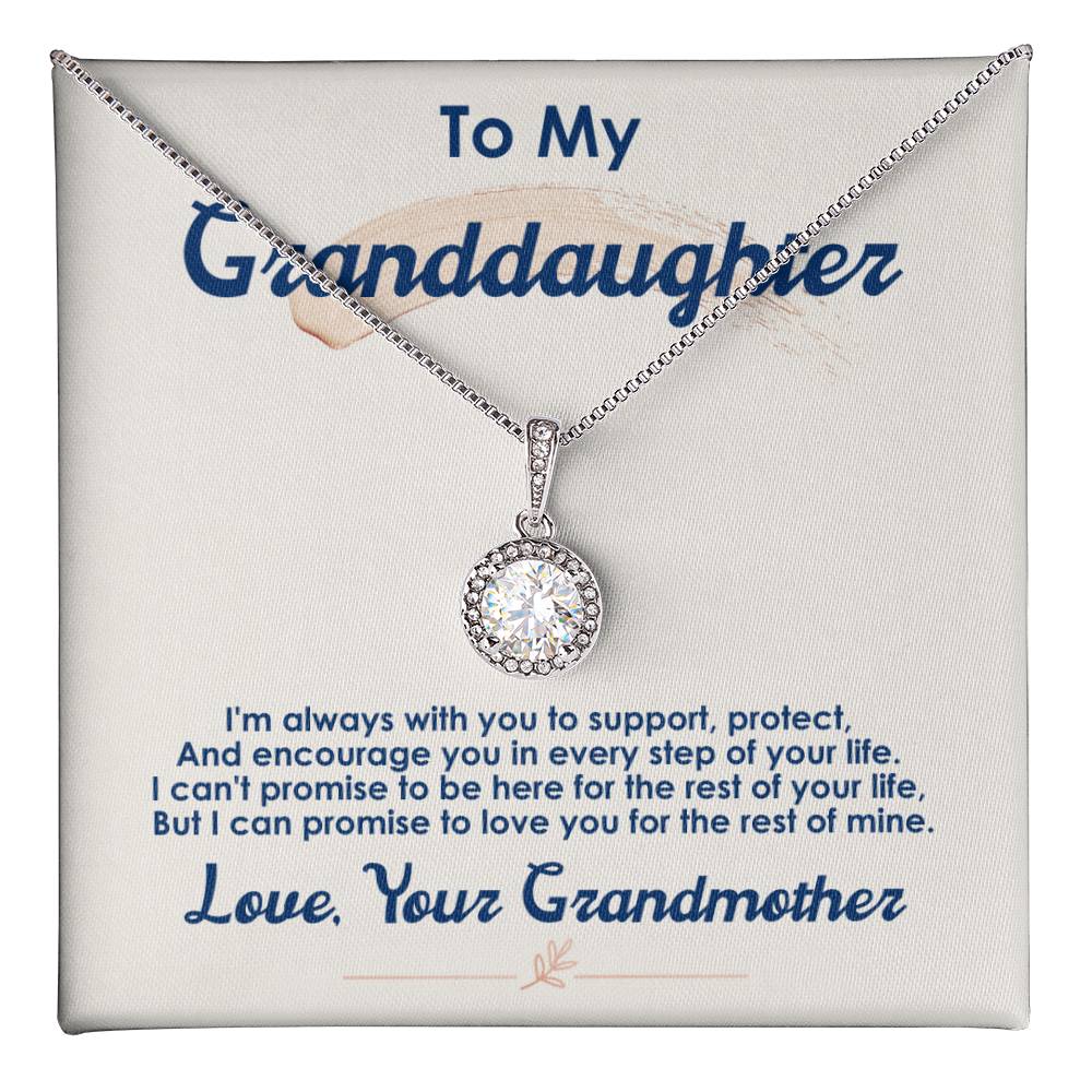Always With You Necklace for Granddaughter – From Grandma
