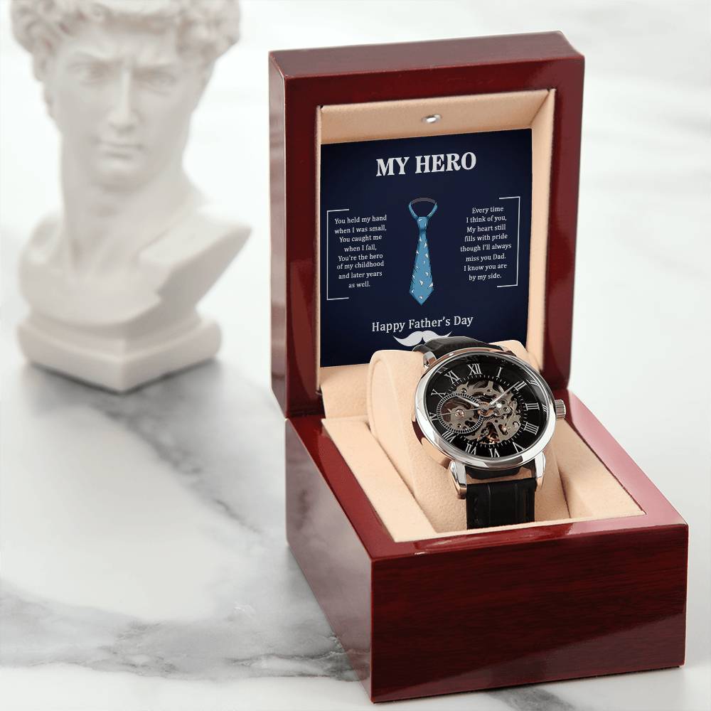 My Hero Dad – Openwork Watch – image 5