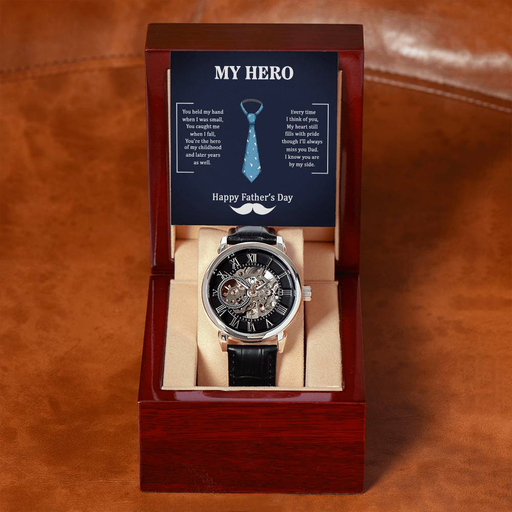 My Hero Dad – Openwork Watch – image 8