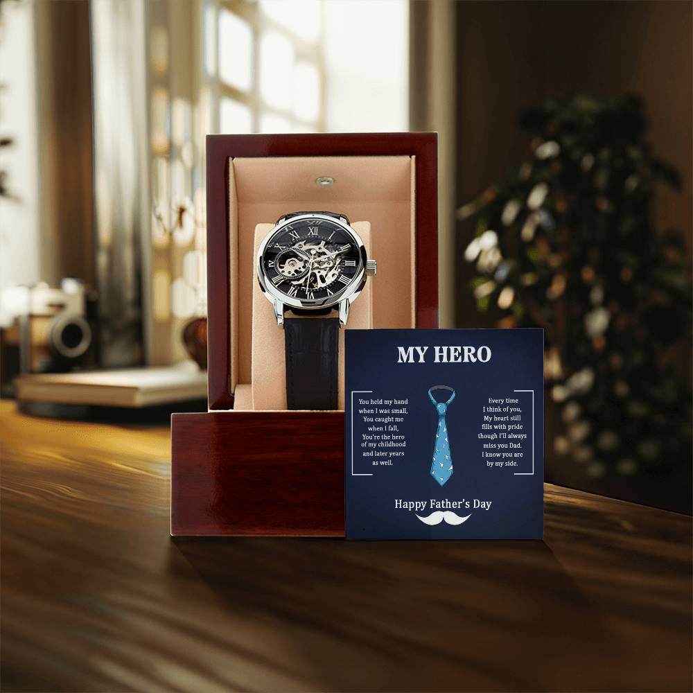 My Hero Dad – Openwork Watch – image 2