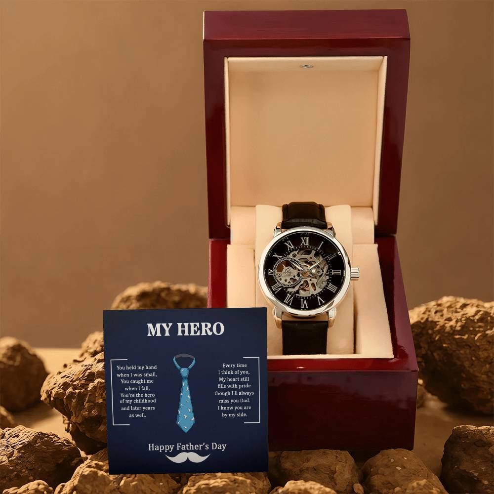 My Hero Dad – Openwork Watch – image 3