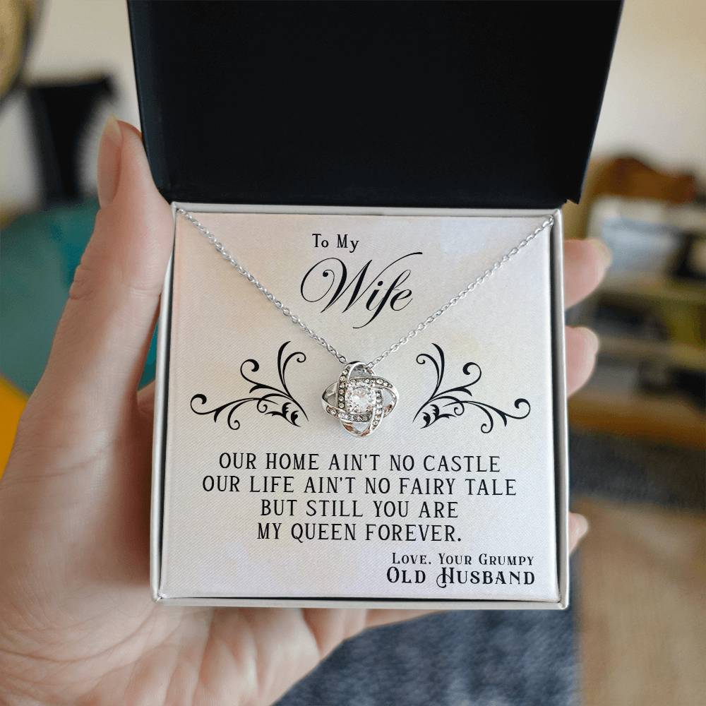 My Queen Forever – Love Knot Necklace – image 2