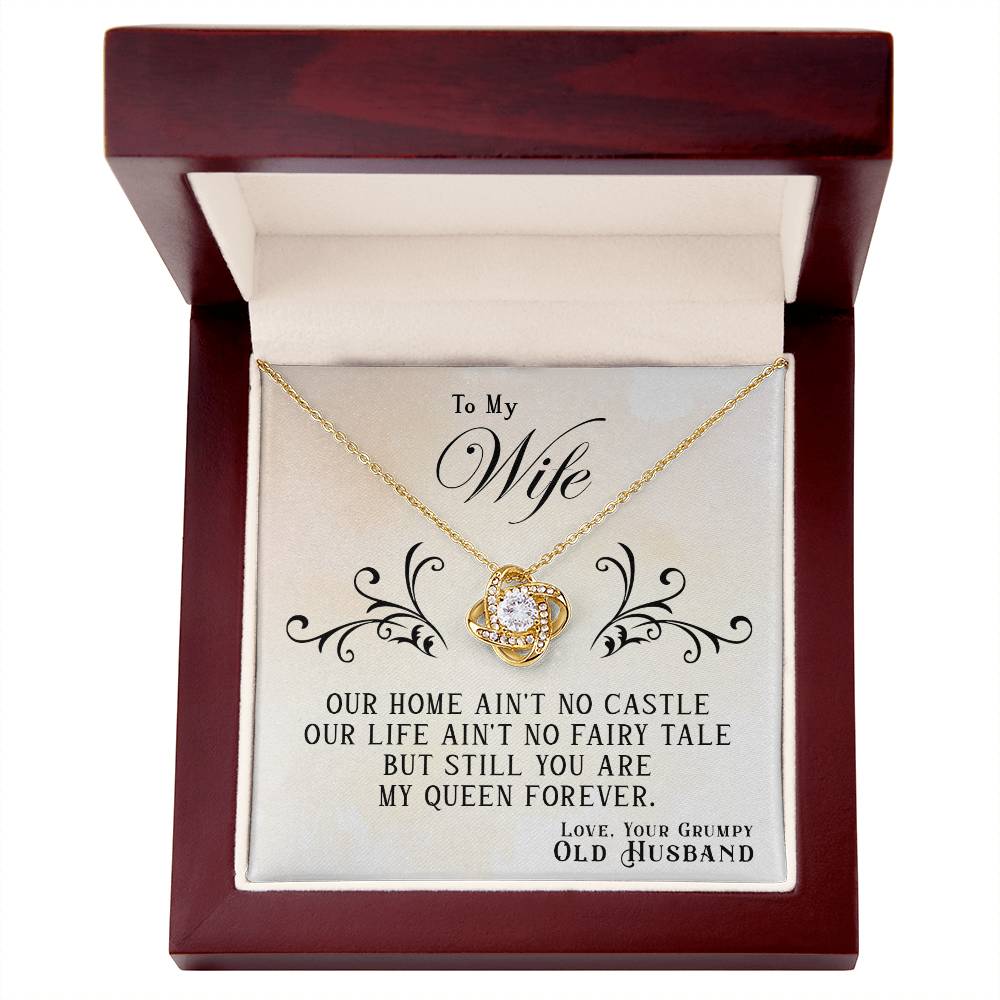My Queen Forever – Love Knot Necklace – image 5