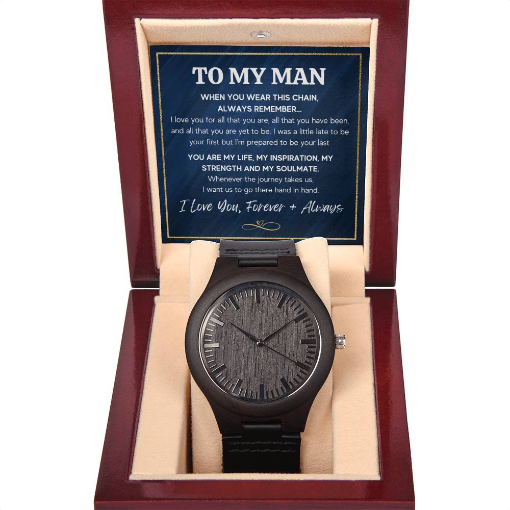 Gift for Him – Inspiration – Wooden Watch – image 2
