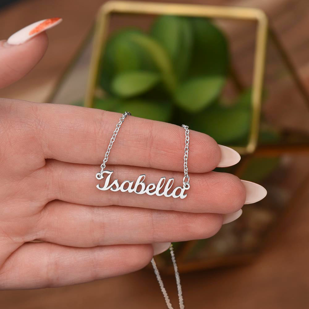Classic Style Name Necklace – image 9