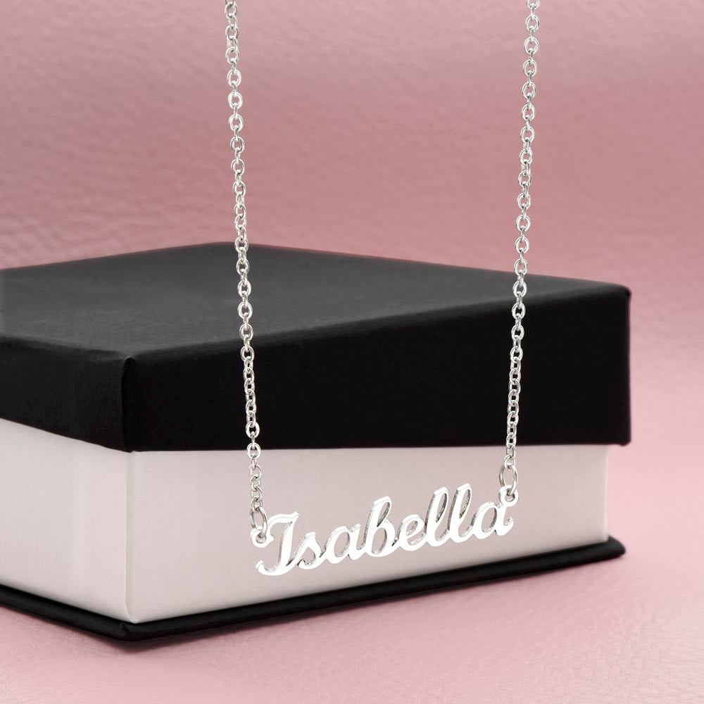 Classic Style Name Necklace – image 2