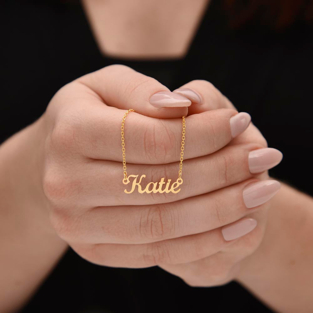 Classic Style Name Necklace – image 5
