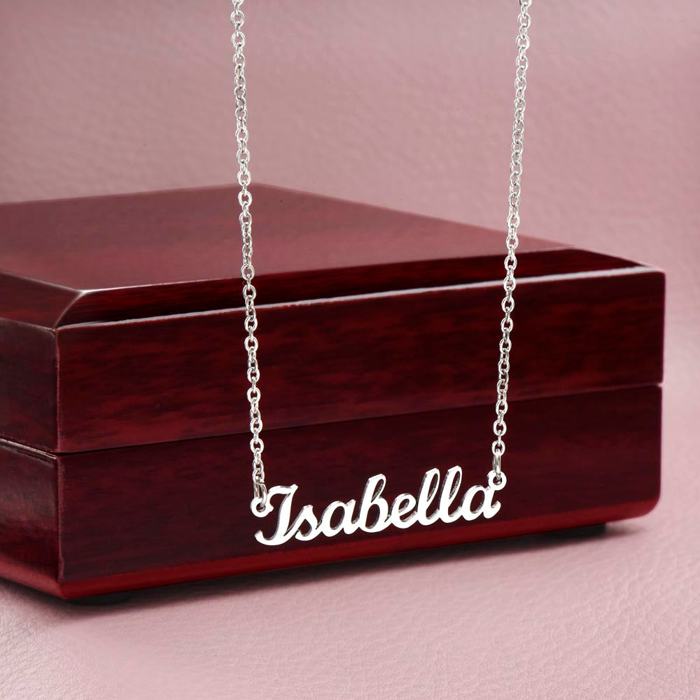 Classic Style Name Necklace – image 8