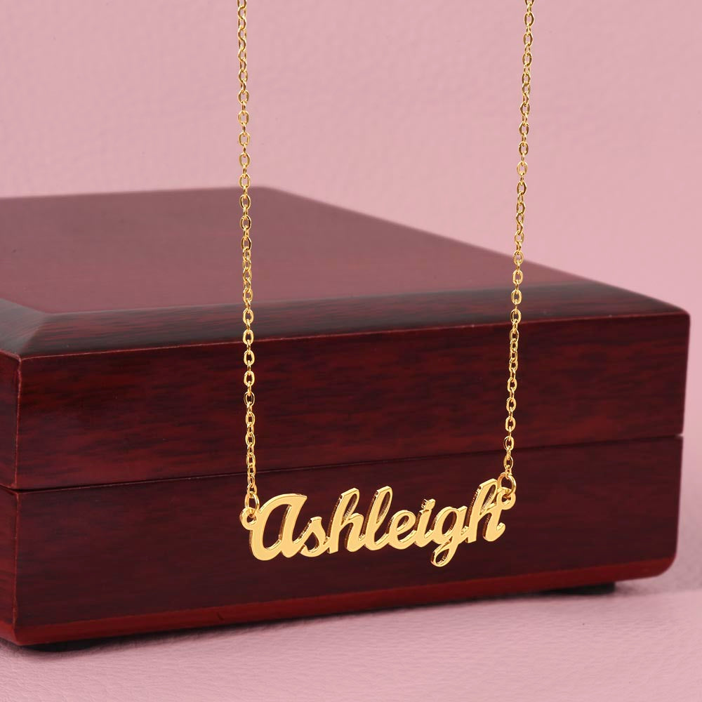 Classic Style Name Necklace – image 10