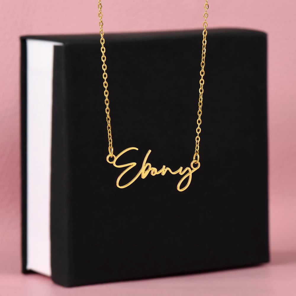 Signature Style Name Necklace – image 4