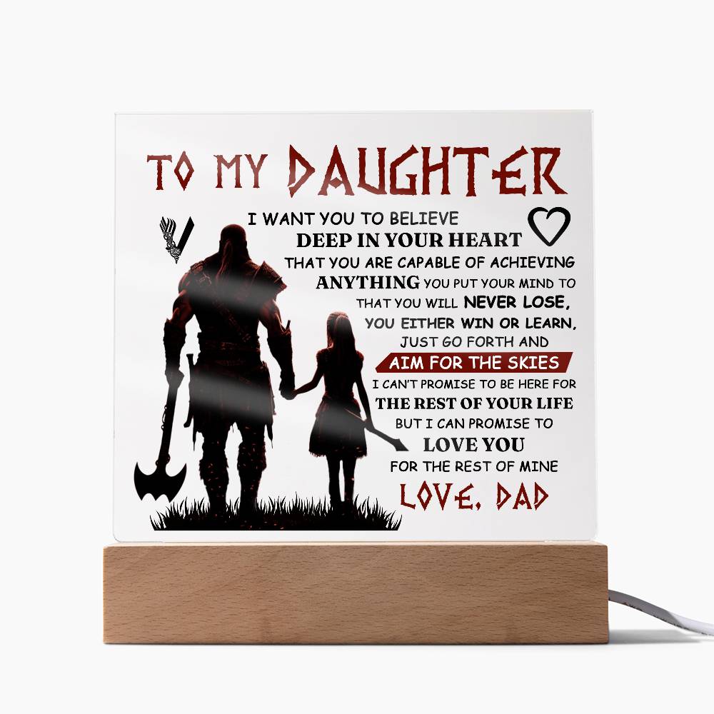 Gift for Daughter – Skies – Acrylic Square