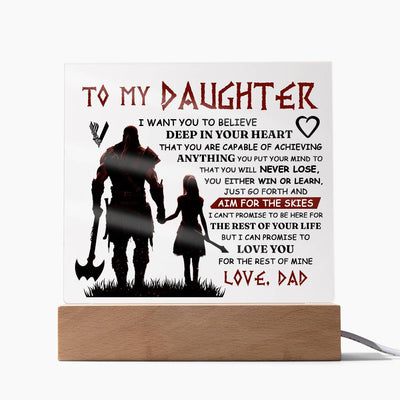 Gift for Daughter – Skies – Acrylic Square