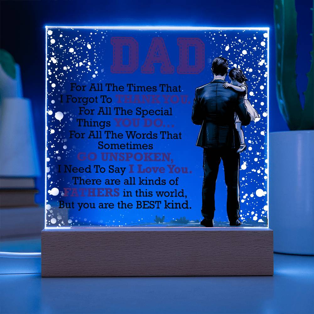 Thank You Dad – Acrylic Square – image 5