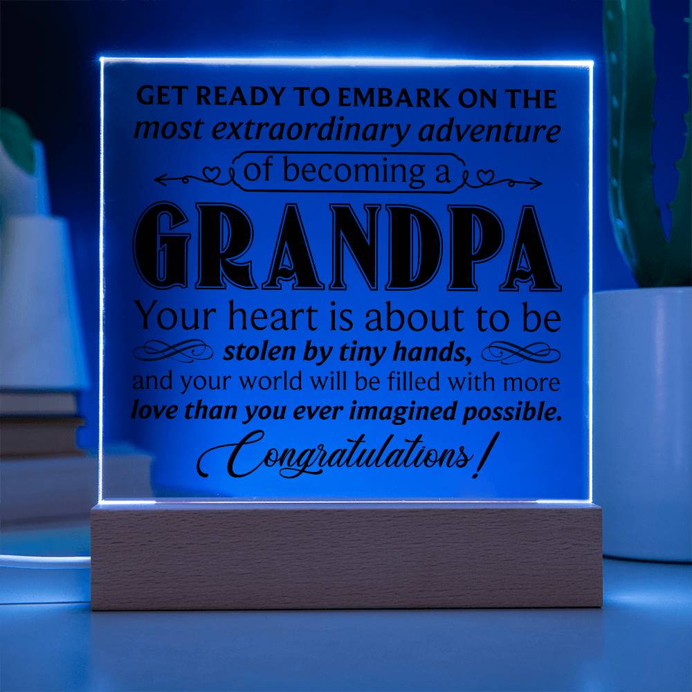 Grandpa – Acrylic Square – image 4